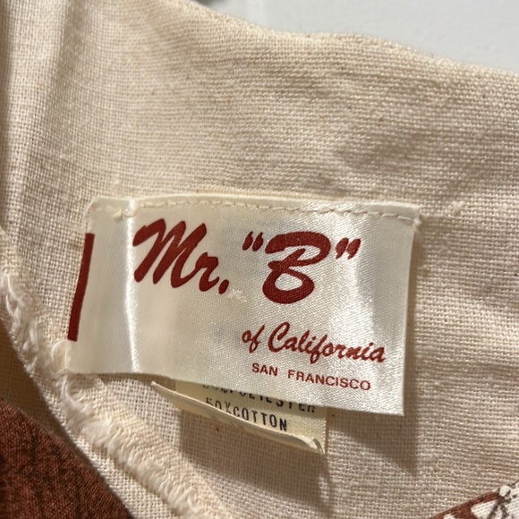 Mr “B” of California vintage tan brown 60’s lace boho dress - Picture 4 of 6